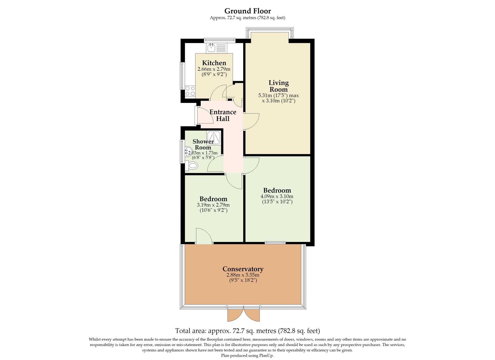14 Flowerday Close, Great Yarmouth floorplan