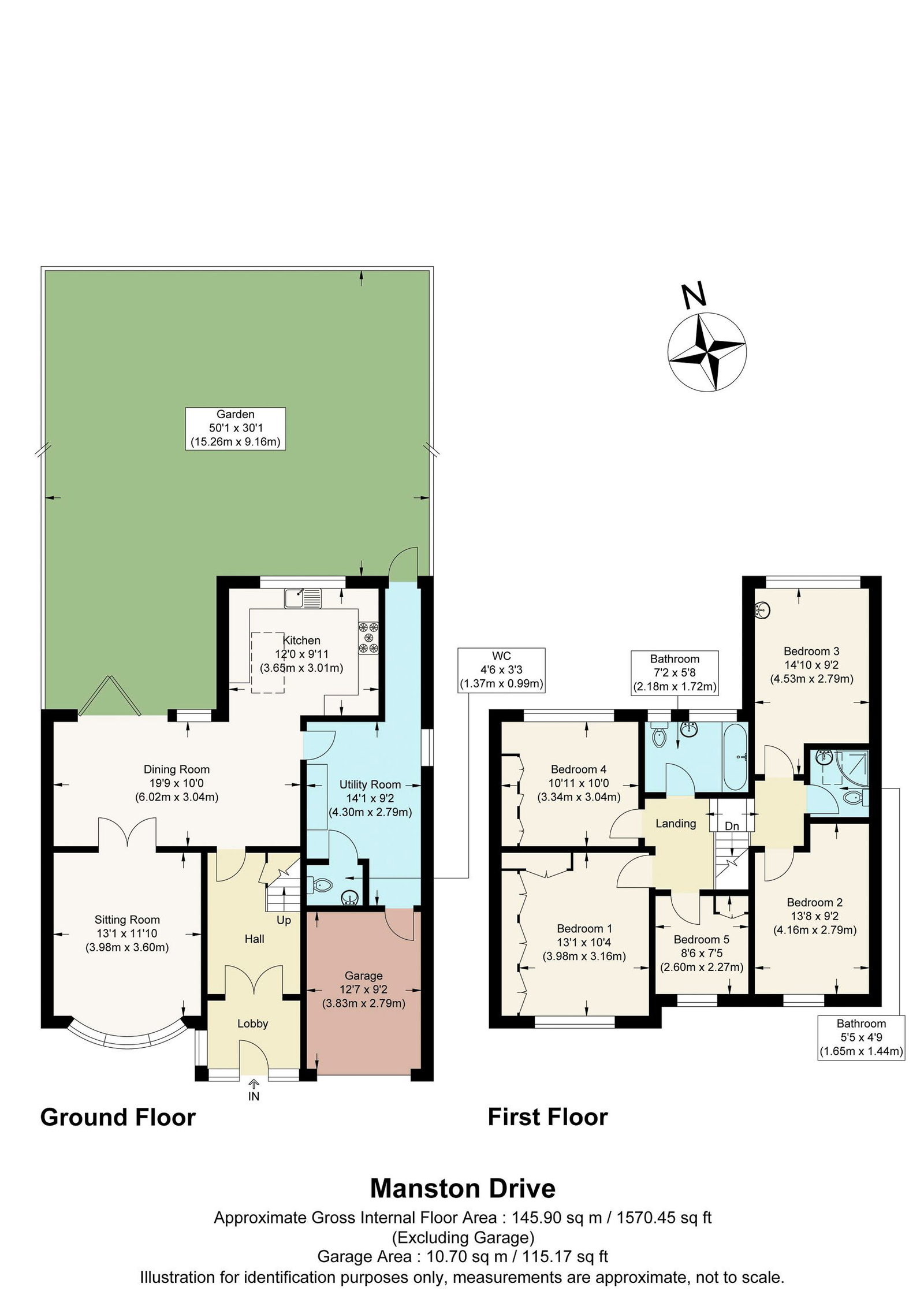 40, Manston Drive, Bishop's Stortford floorplan
