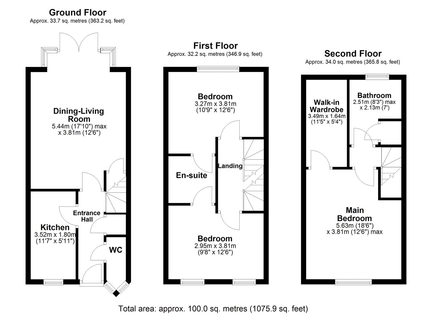 9, Haven Close, Halifax floorplan