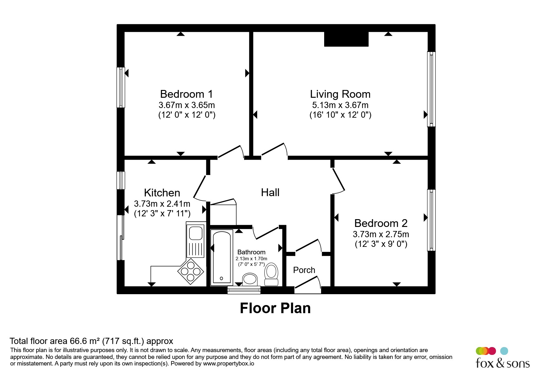 12, Wyndham Close, Waterlooville floorplan