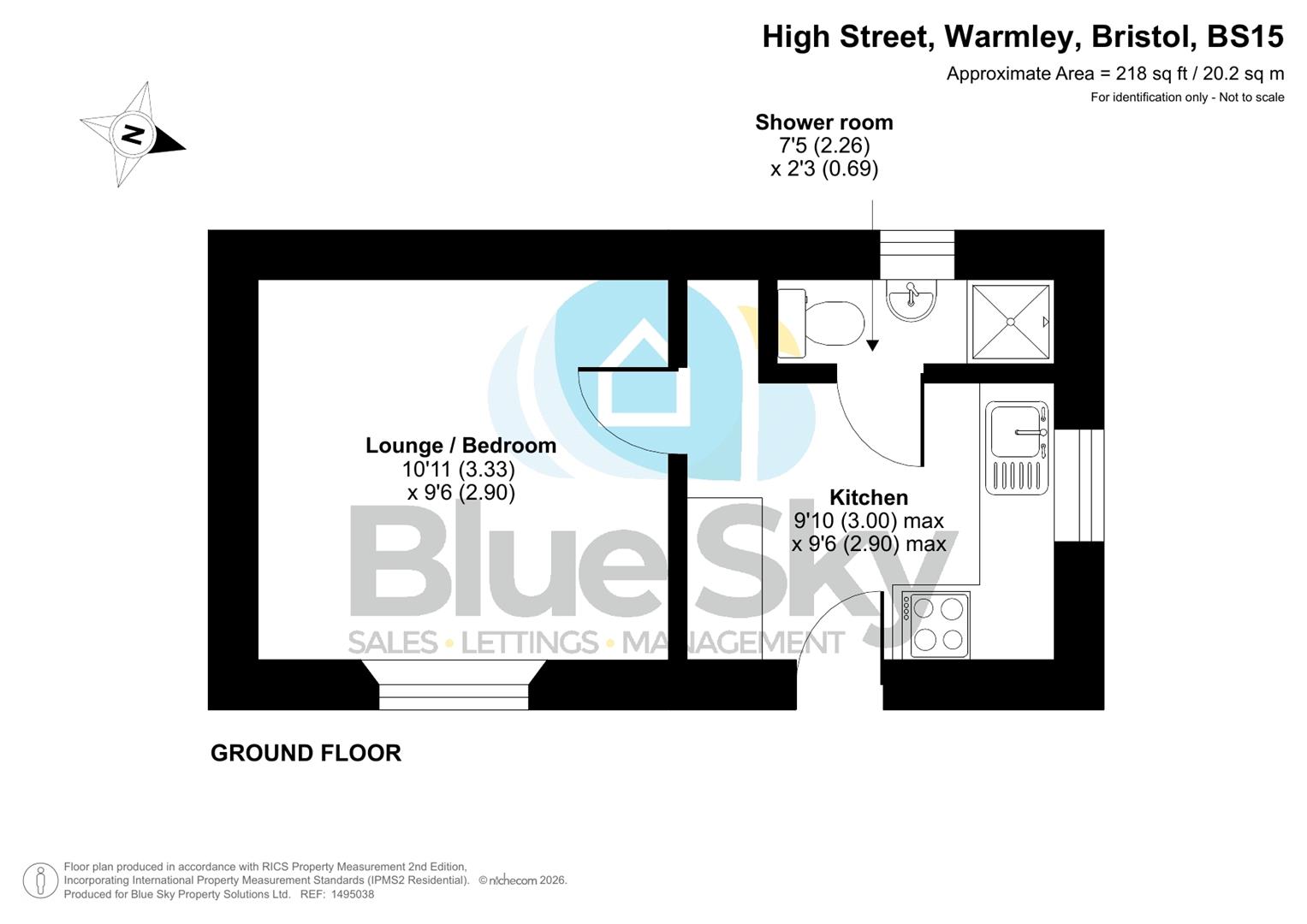 3b, High Street, Bristol floorplan