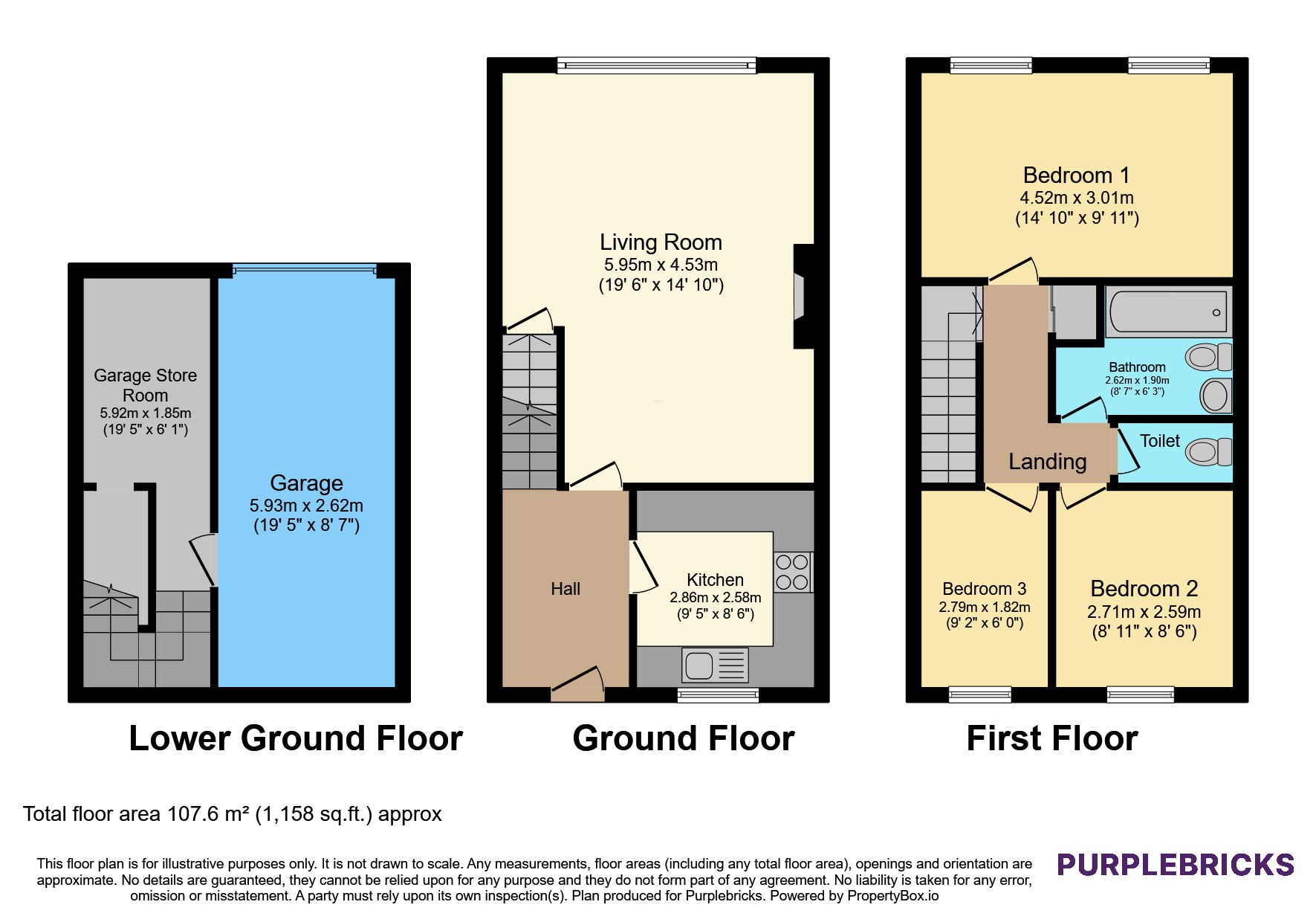 51, Whiteways Grove, Sheffield floorplan