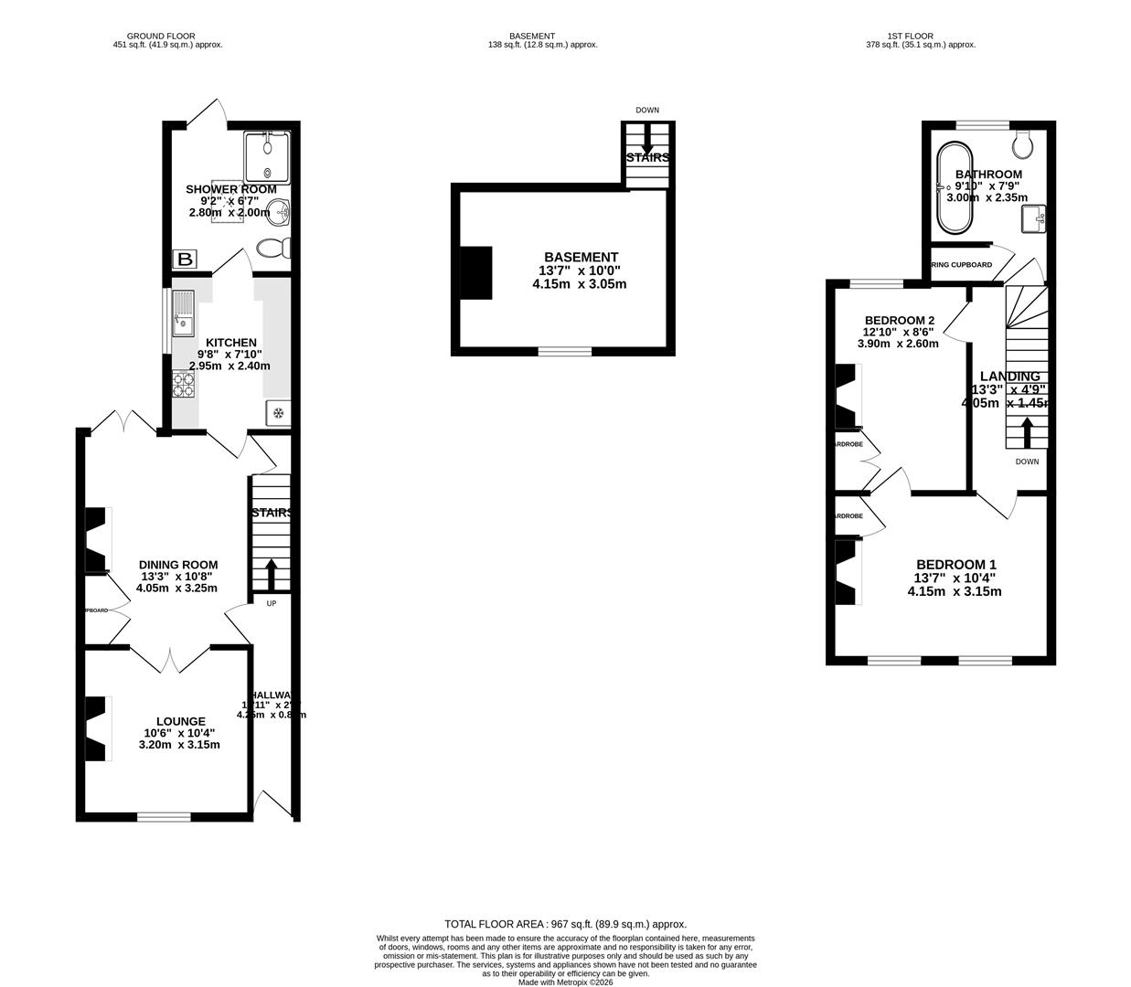 8, Langdon Road, Rochester floorplan