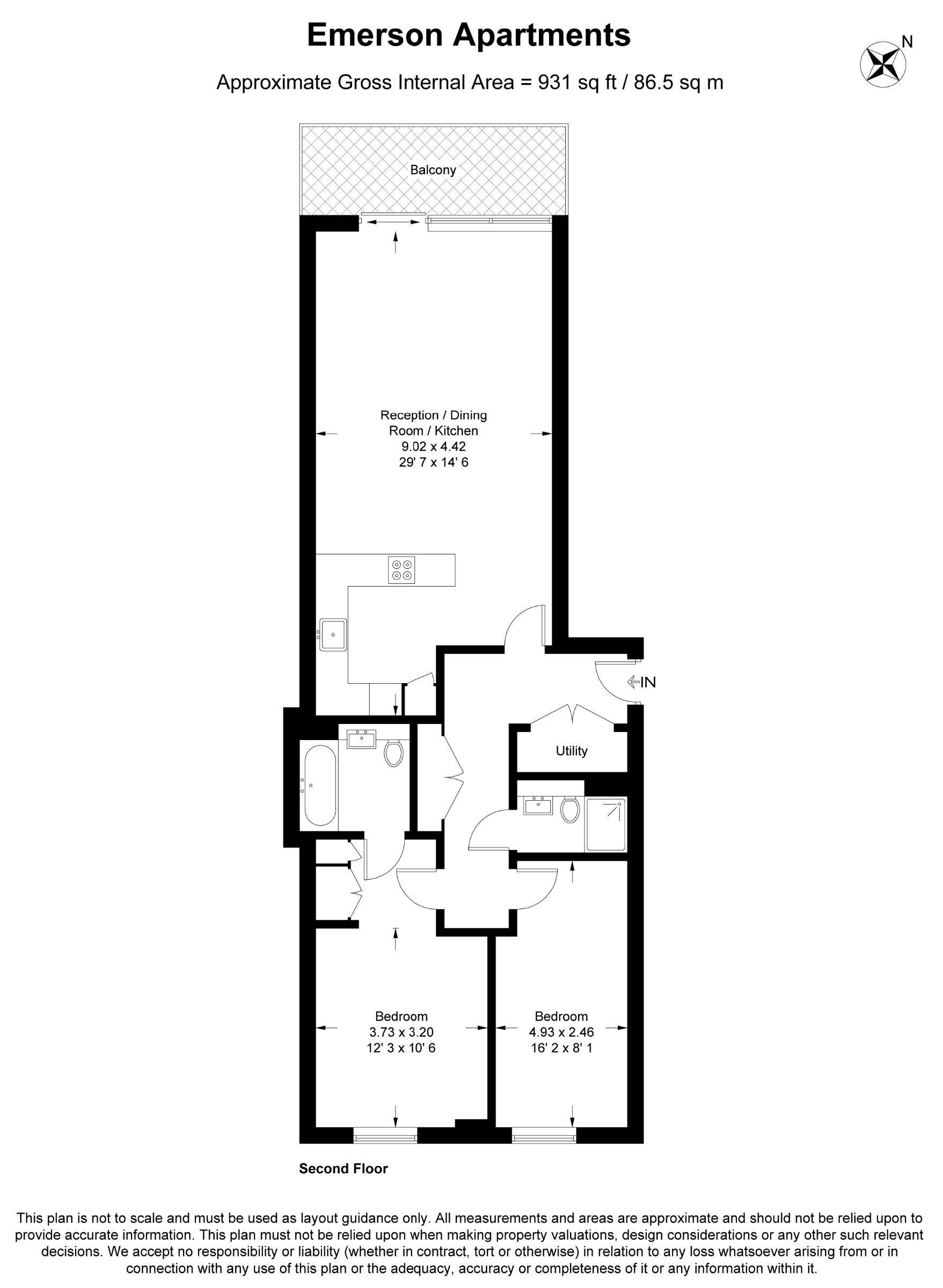 8 Emerson Court, London floorplan