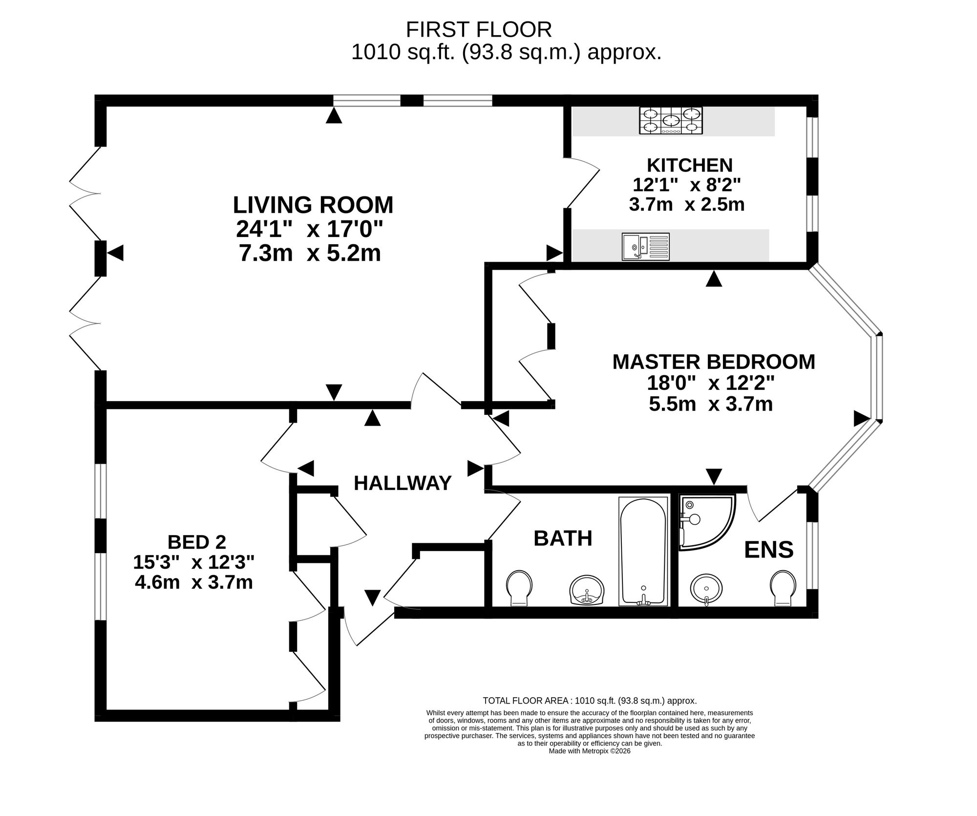 Flat 9, Woodridings The Firs, Altrincham floorplan