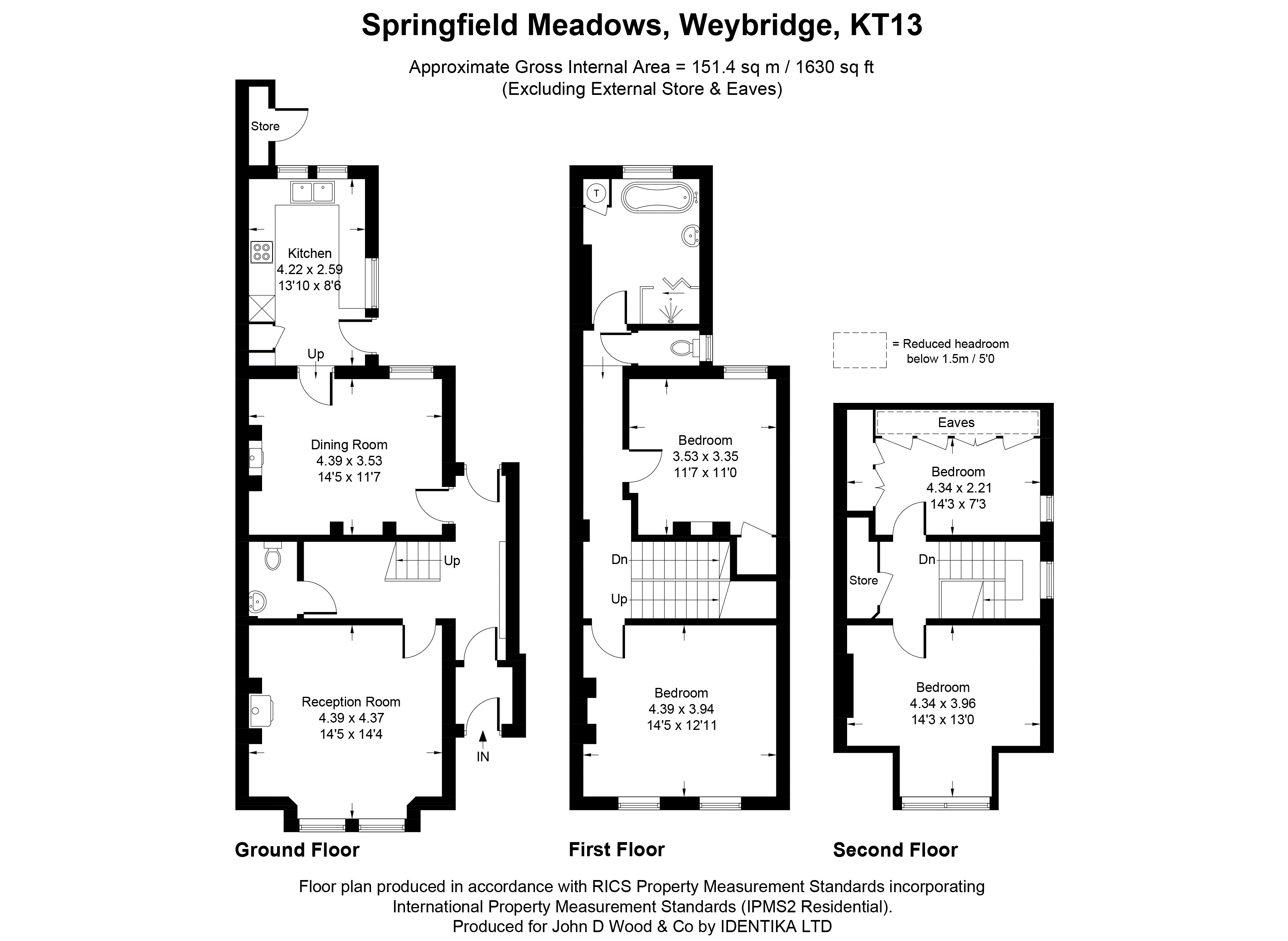 Springfield Meadows, Weybridge, Surrey, KT13 floorplan