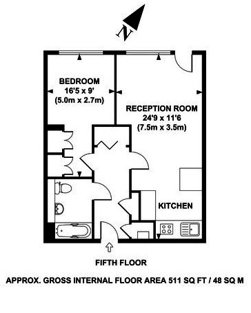 1 Bedrooms Flat to rent in Caro Point, Gatliff Road, Grosvenor Waterside SW1W
