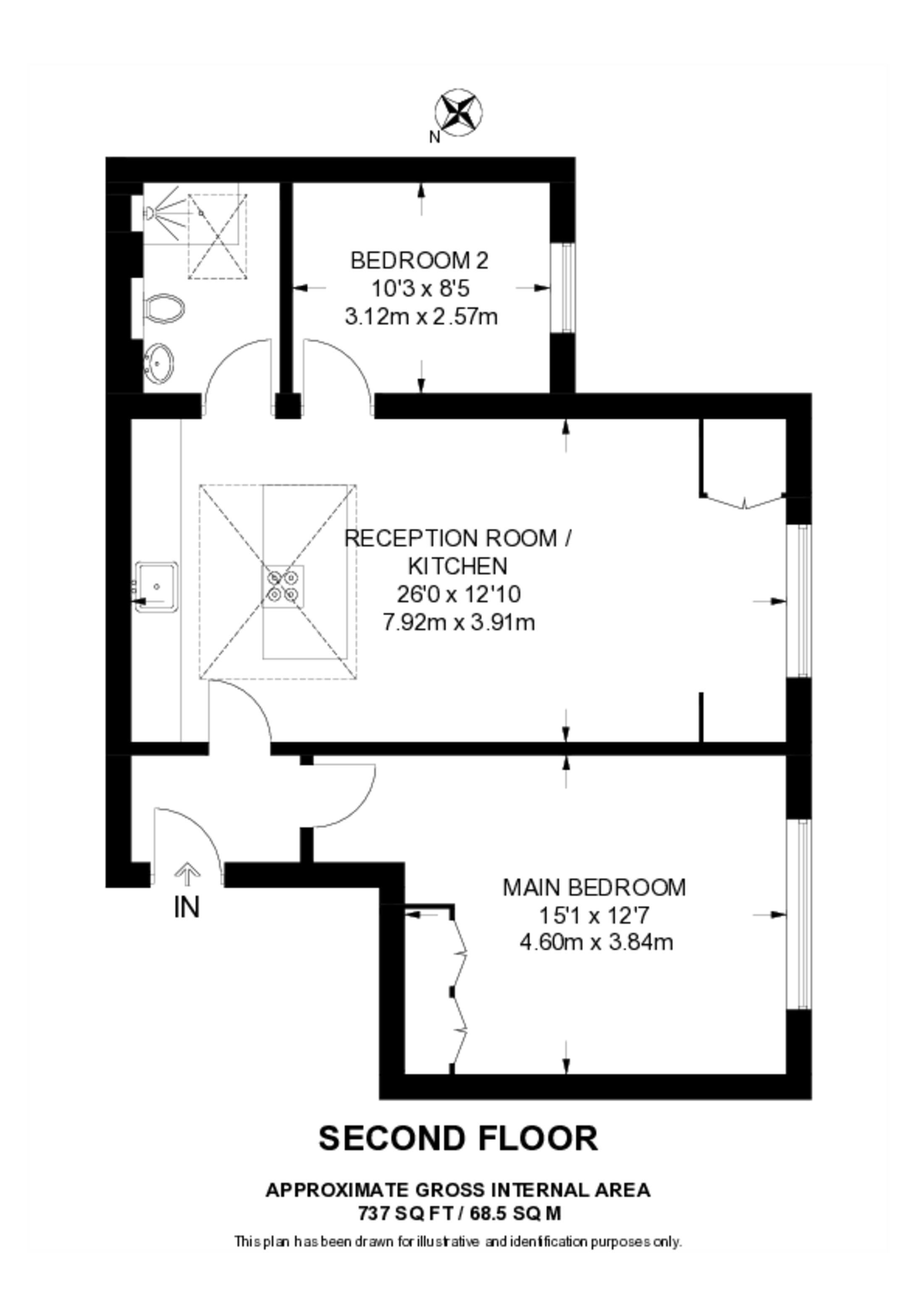 Hazlewood Avenue, Morden floorplan