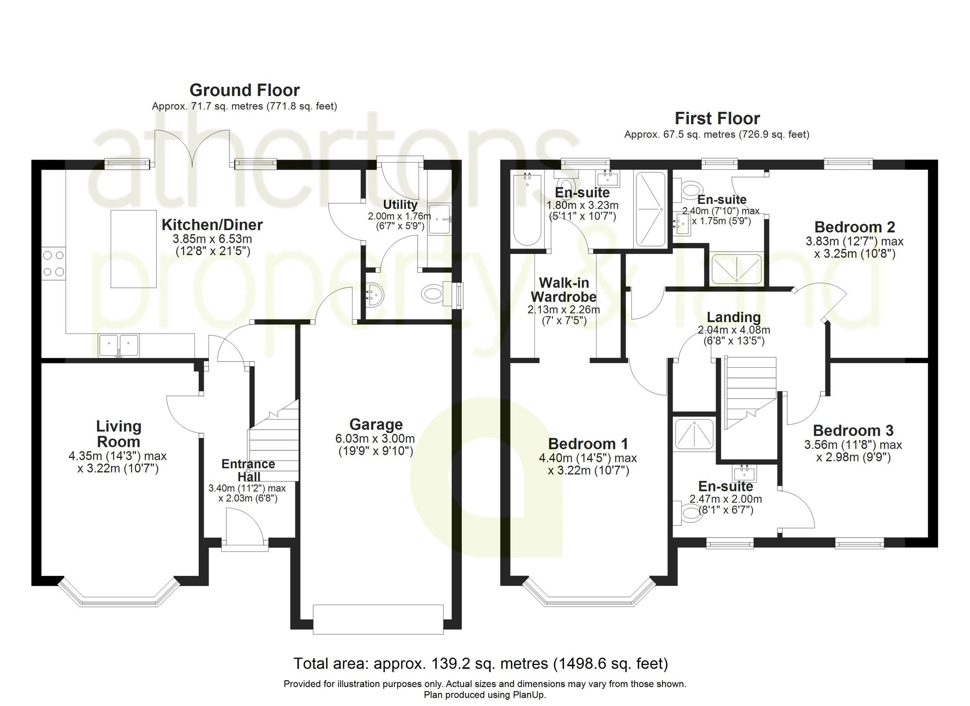 2 Spinners Vale, Clitheroe floorplan