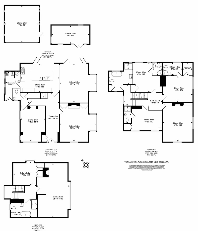 Rolls House, Kingsdown Hill, Deal floorplan