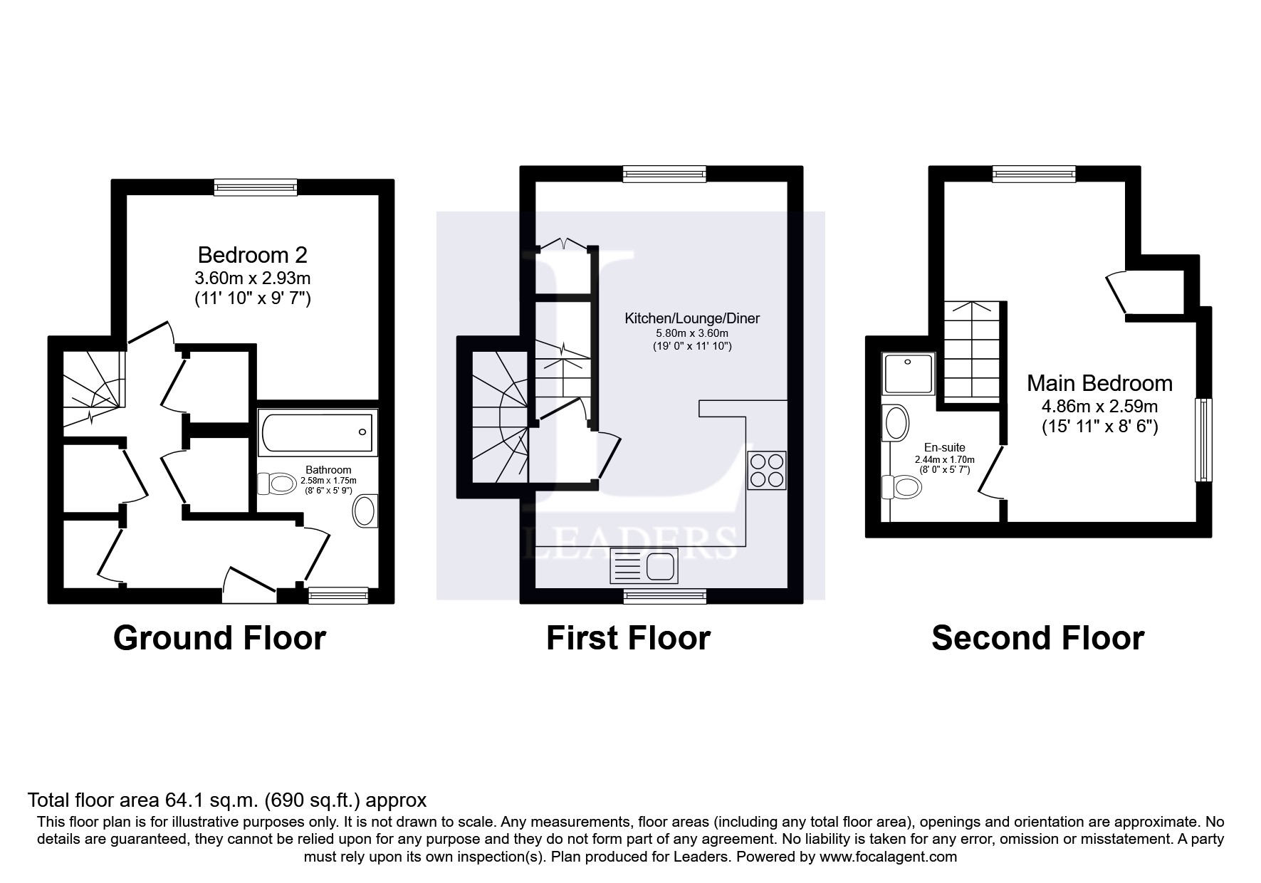 Church Street, Dorking RH4, 2 bedroom flat to rent 64068698