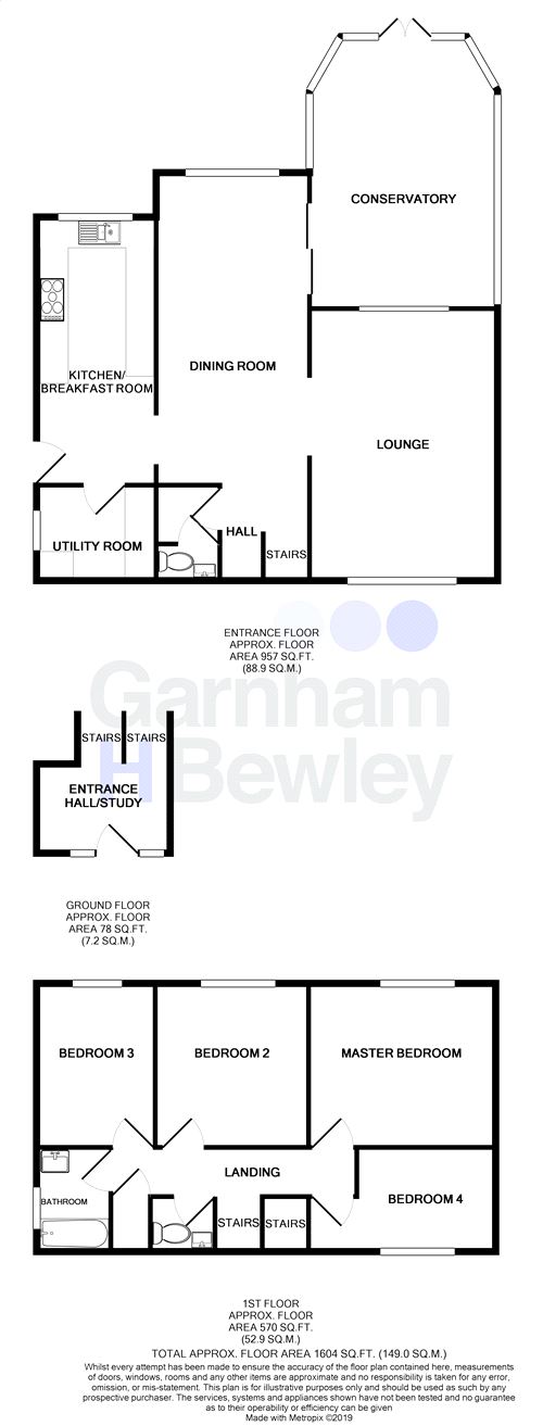 4 Bedrooms Detached house for sale in Dickens Close, East Grinstead, West Sussex RH19