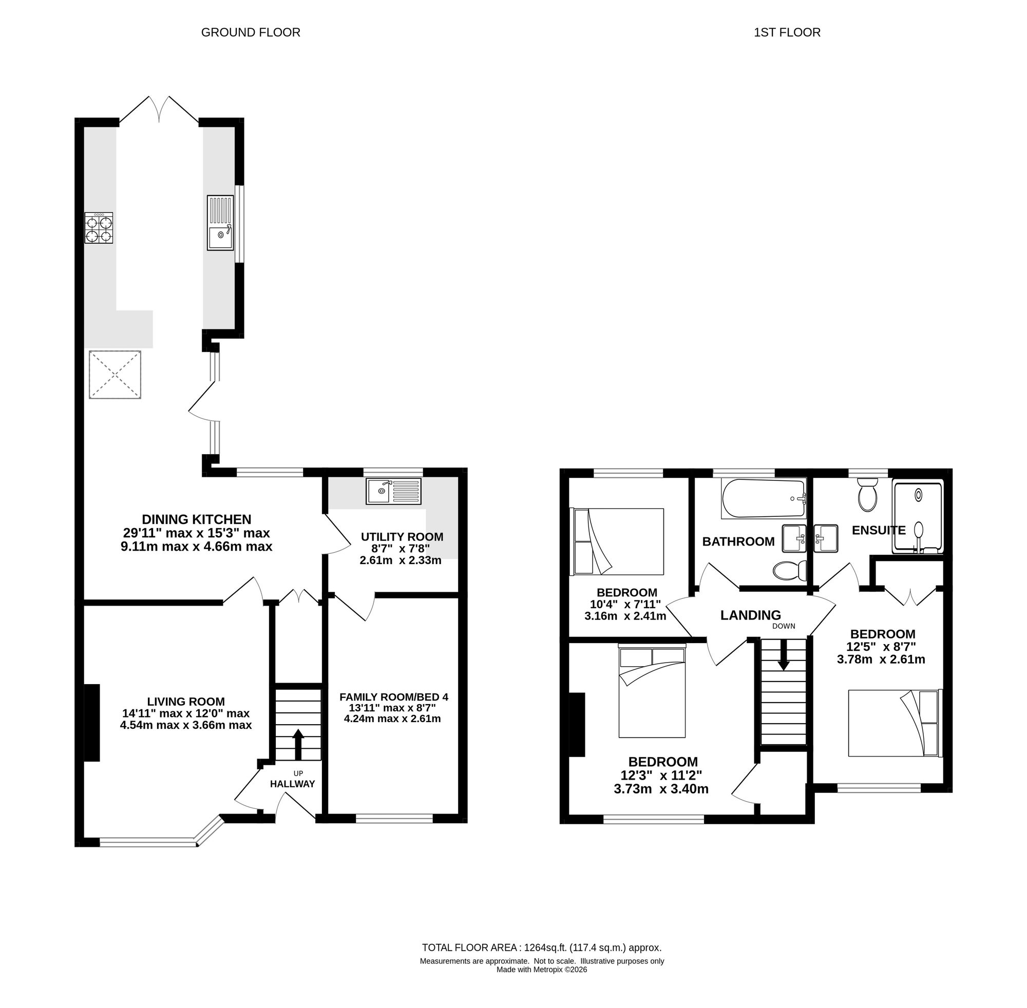 14 Acacia Avenue, Knutsford floorplan