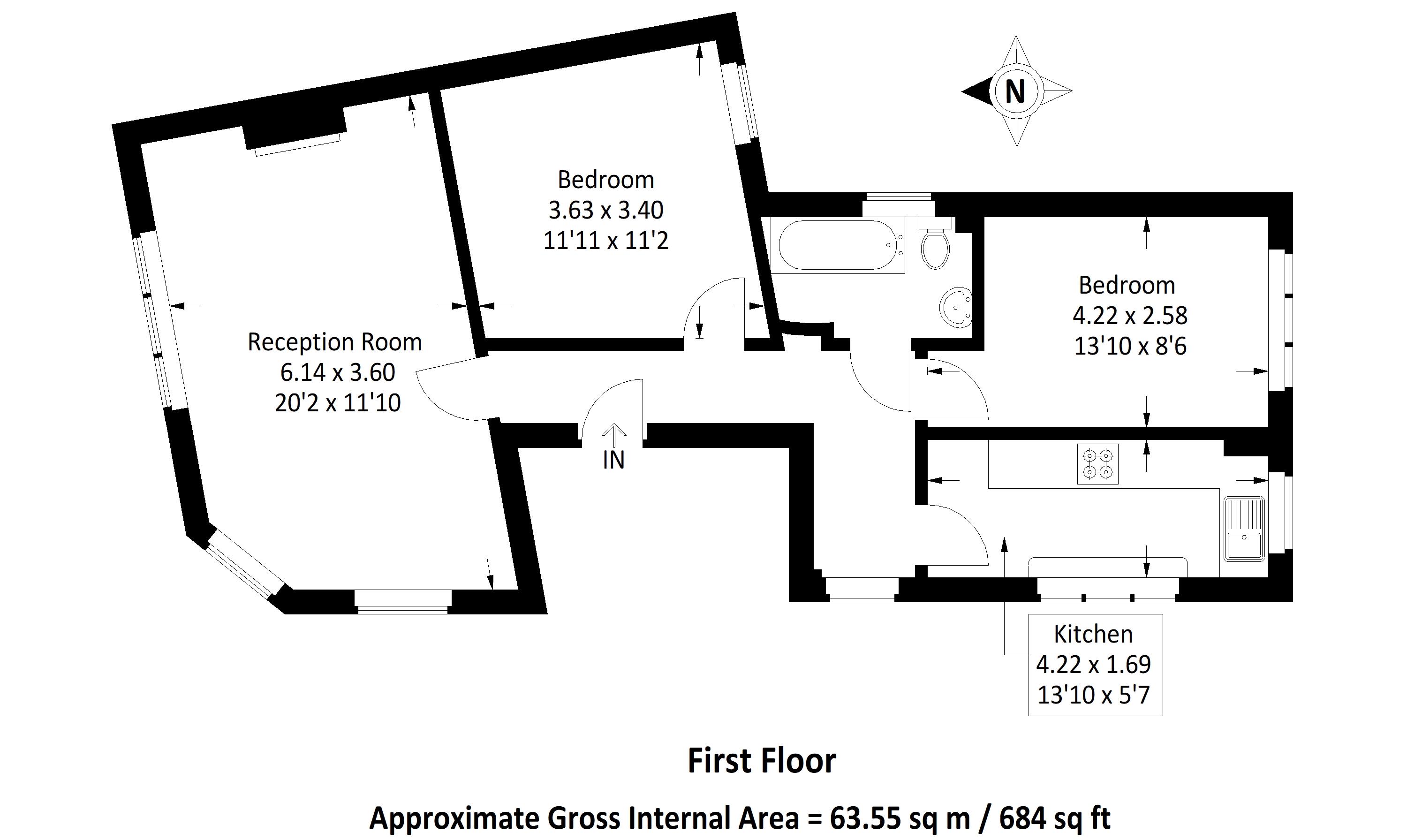 Halstow Road, London floorplan