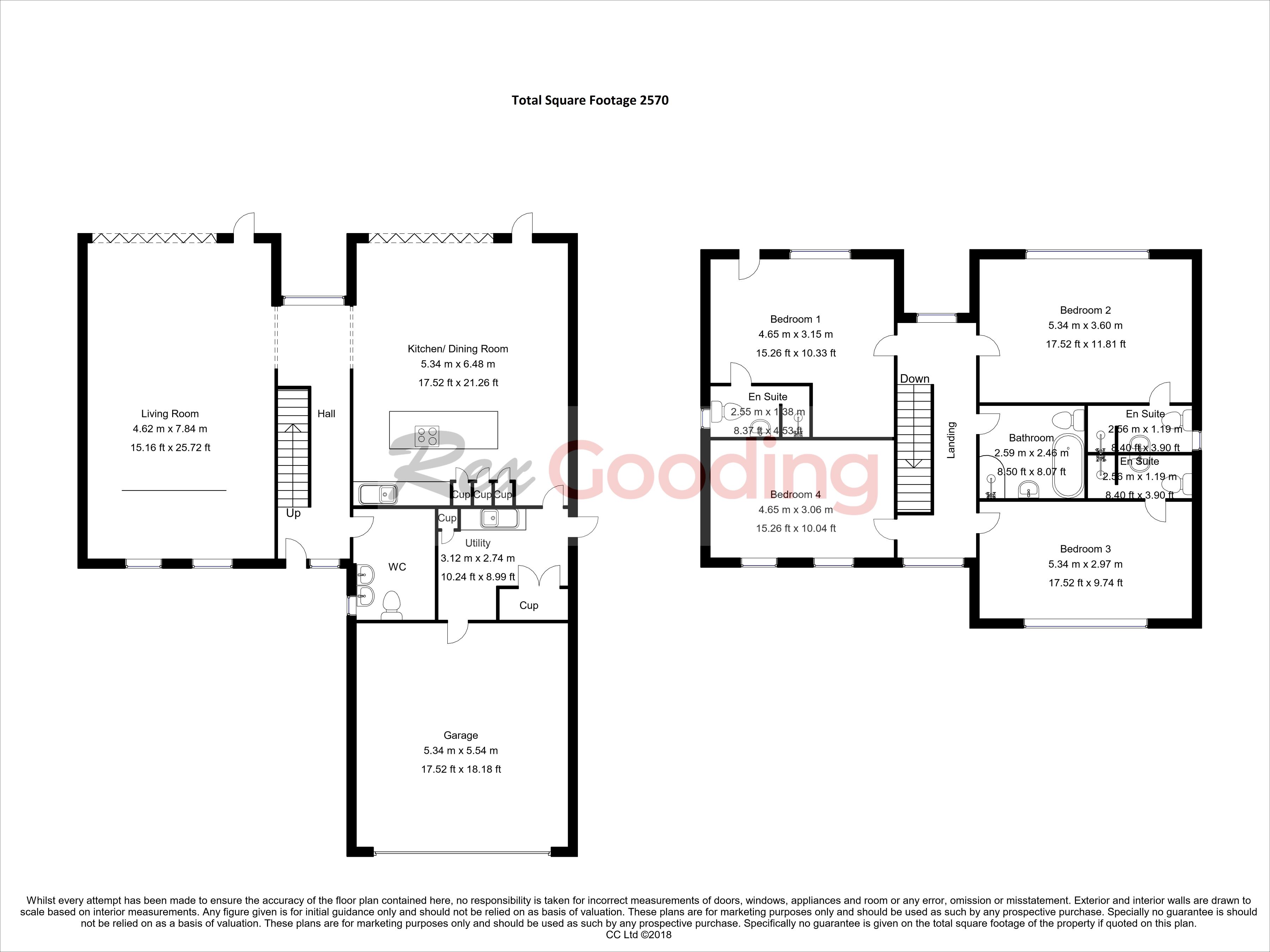 131, Melton Road, Keyworth floorplan