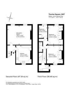 3 Bedrooms Flat to rent in Thurloe Square, London SW7