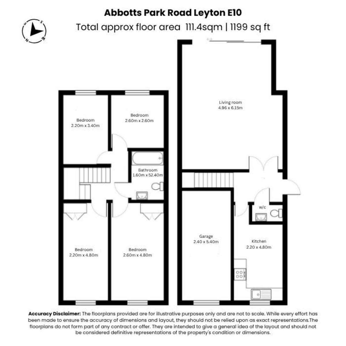 58, Abbotts Park Road, London floorplan