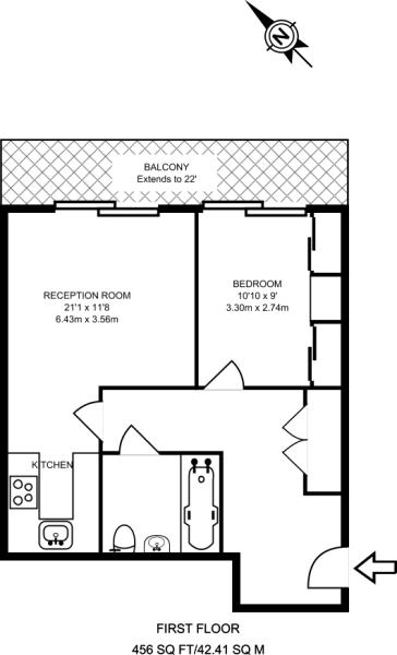 1 Bedrooms Flat to rent in Henry Macaulay Avenue, Kingston KT2