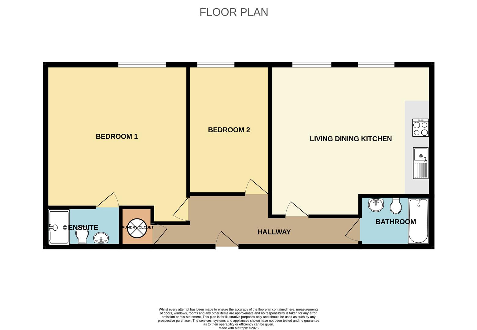 100, Springfield Mill, Nottingham floorplan