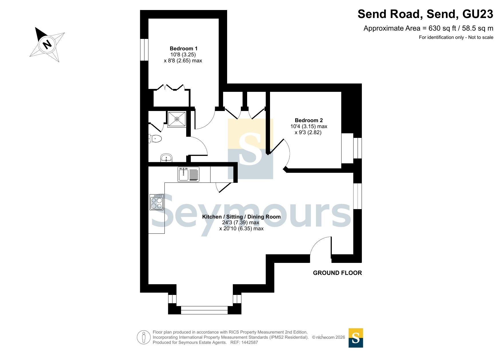 Grove House, 110, Send Road, Surrey floorplan