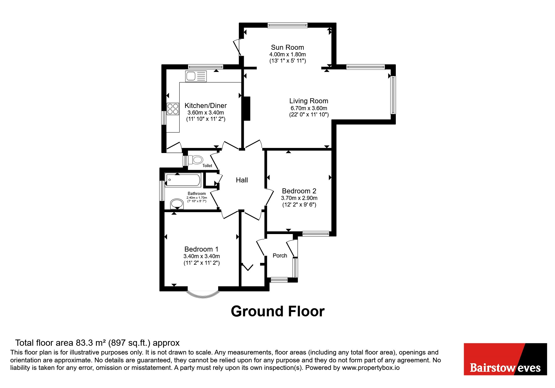 7, Moorsholm Drive, Nottingham floorplan