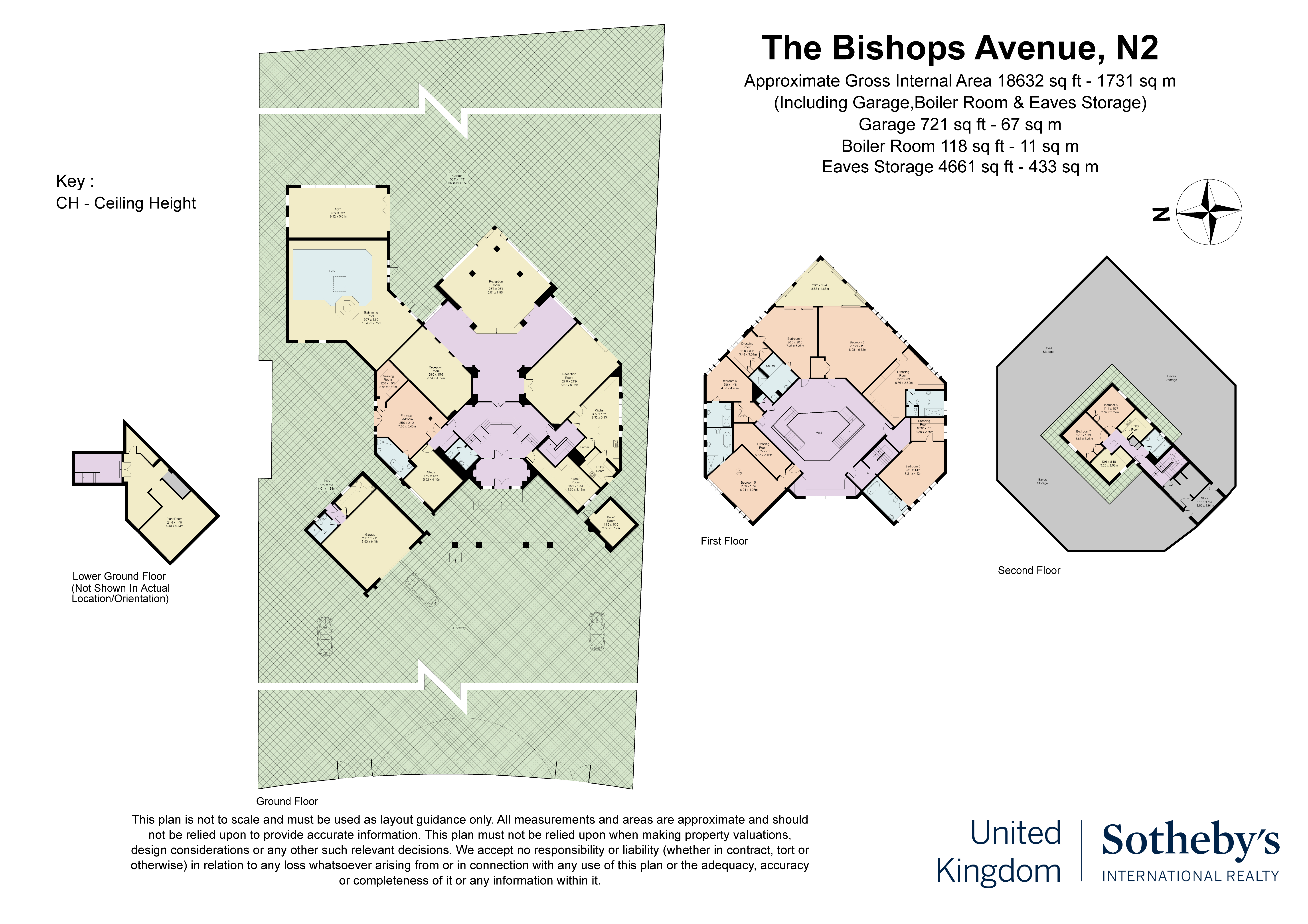 45a, 45a The Bishops Avenue, London floorplan