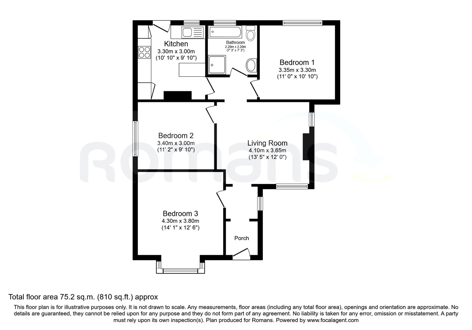 Shanklin, Church Road, Windlesham floorplan