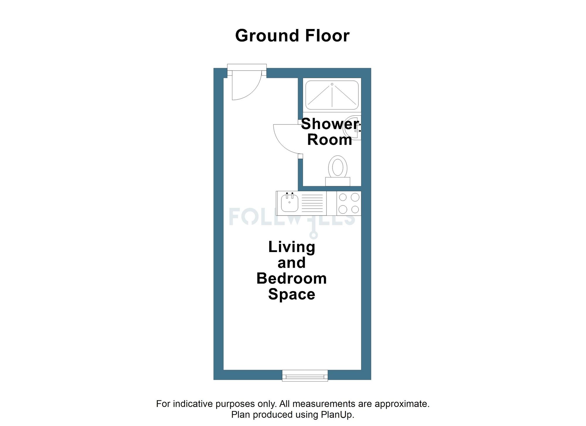 Flat 14, 130 London Road, Newcastle floorplan