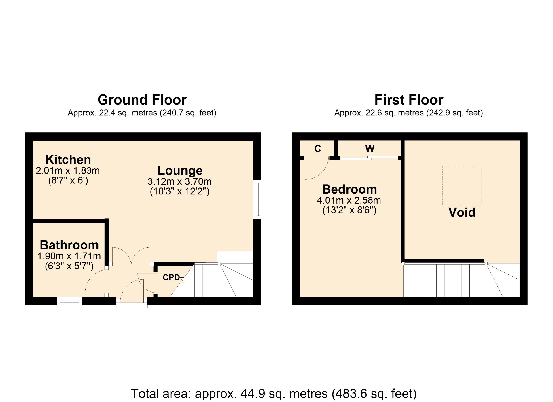 77, Redland Drive, Northampton floorplan