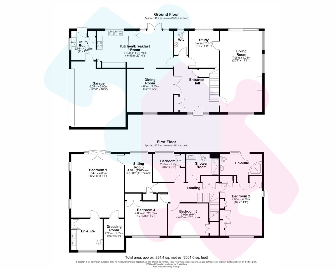26, Hillsborough Park, CAMBERLEY floorplan