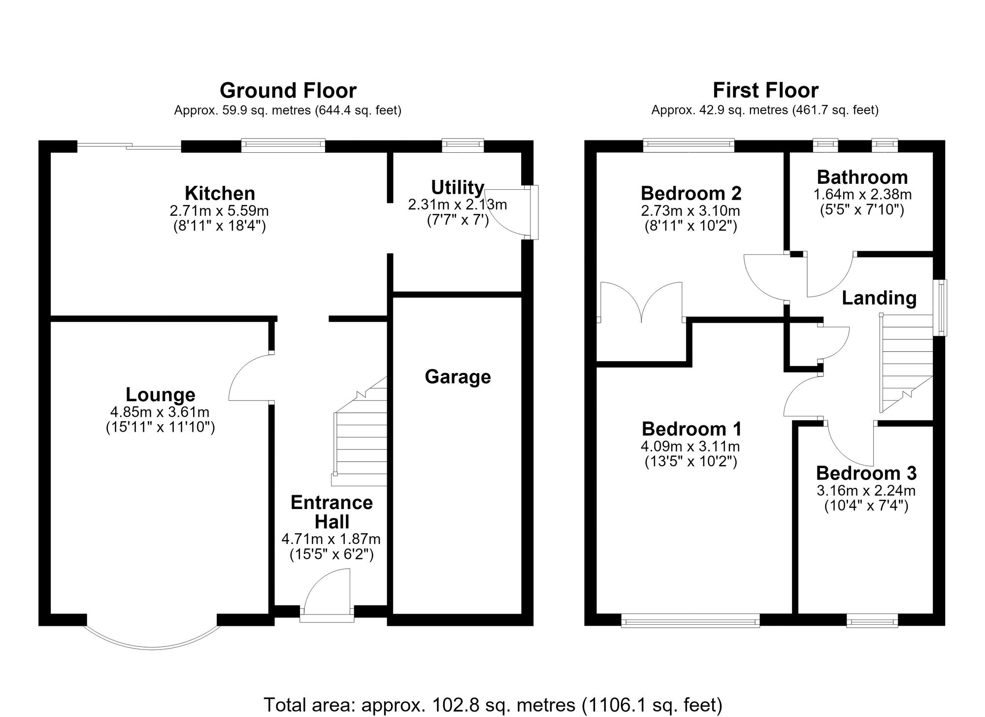 75 Sandy Lane, Billingham floorplan
