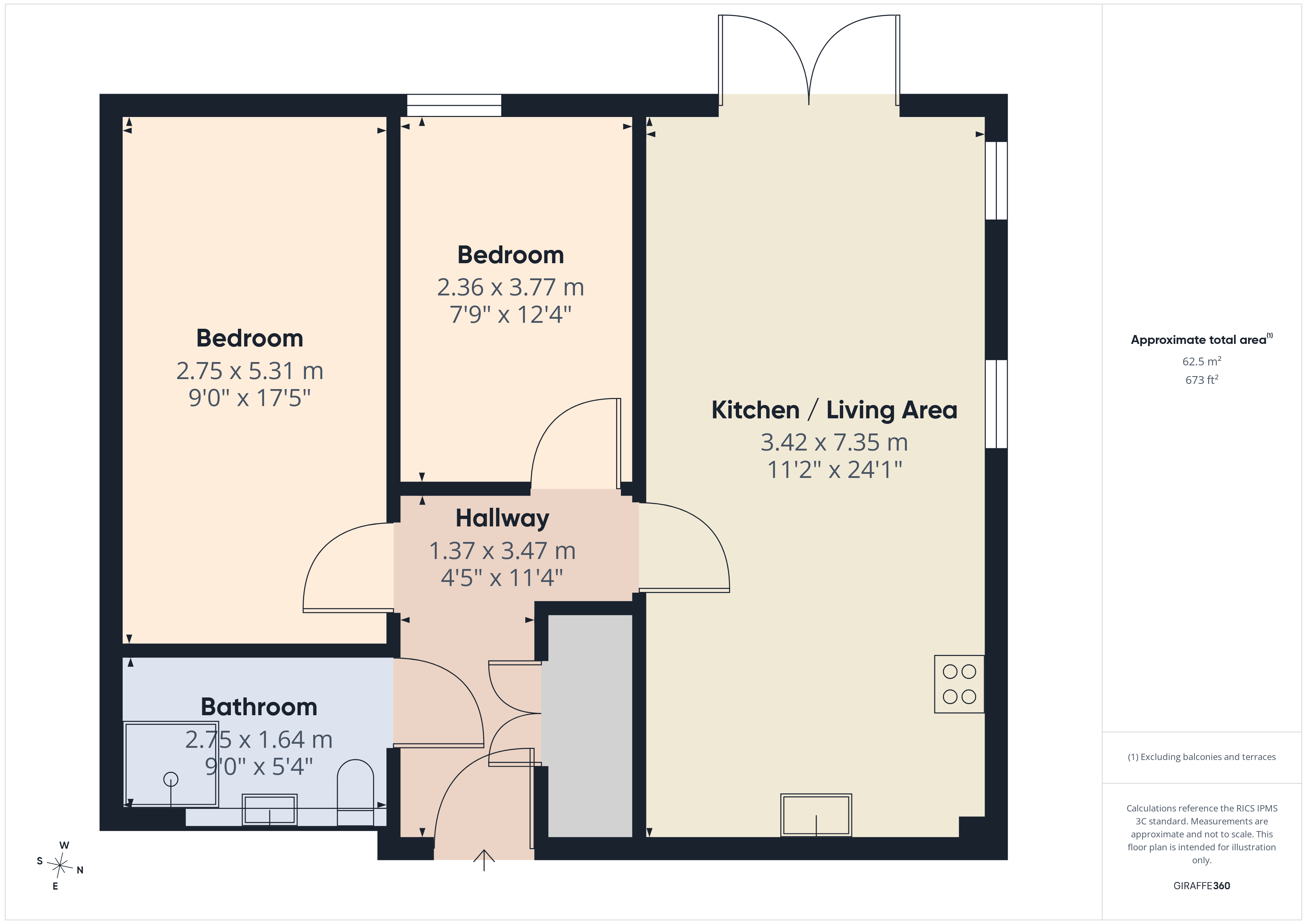 Flat 10, Atlas Place, Chatham floorplan