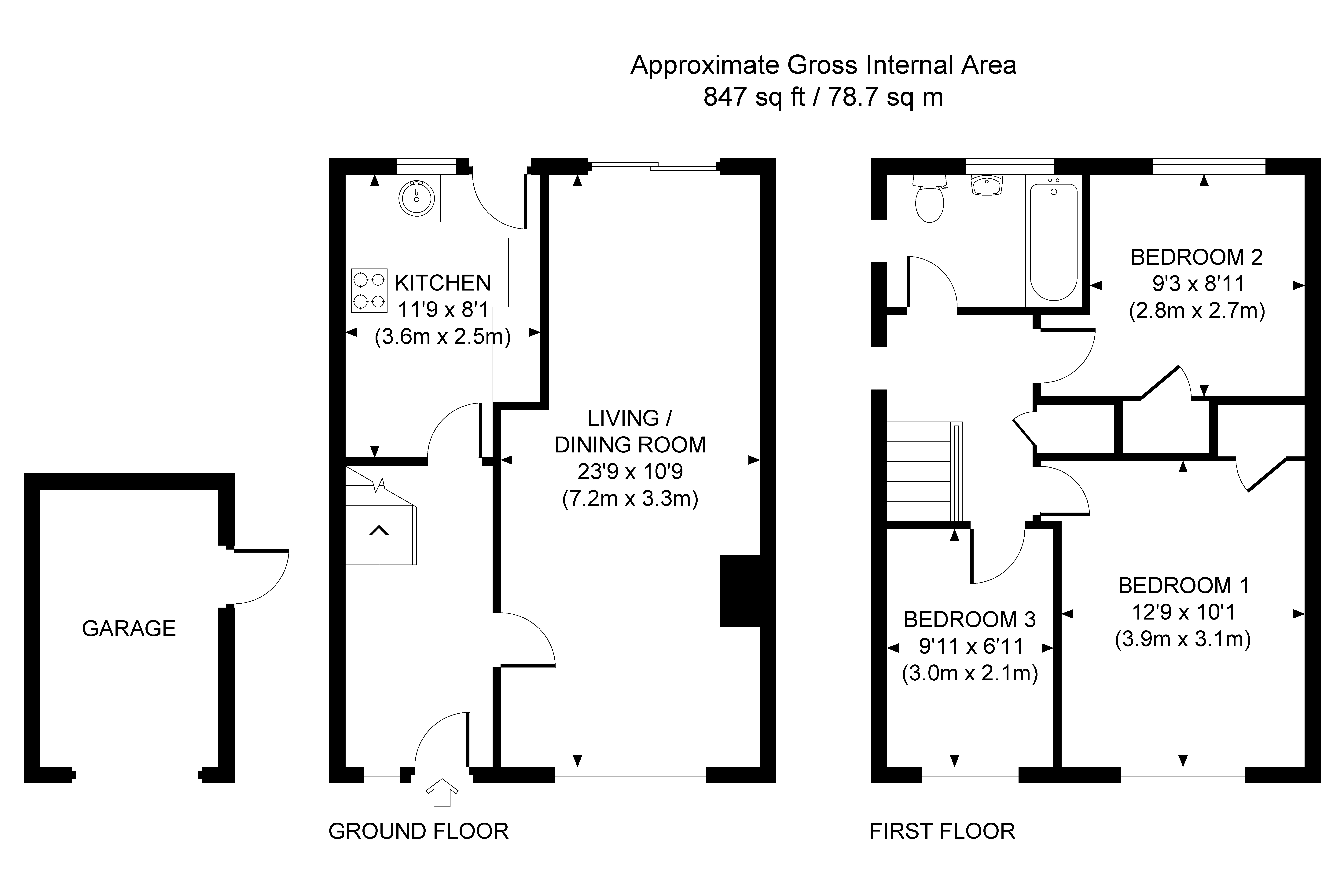 3 Bedrooms Semi-detached house for sale in Knaphill, Woking, Surrey GU21