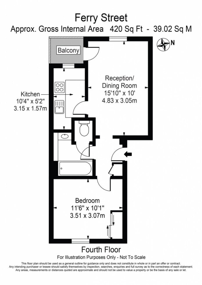 Ferry Street, London floorplan