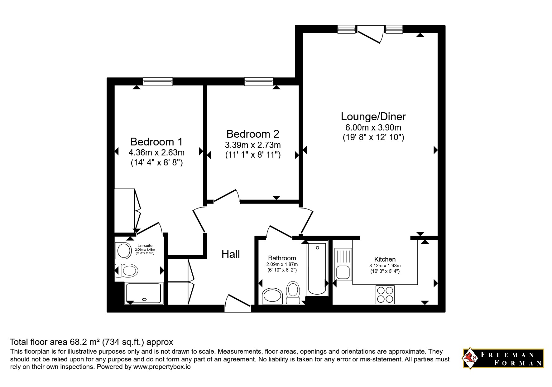 Flat 8, Breach House,, Cannons Wharf, Kent floorplan