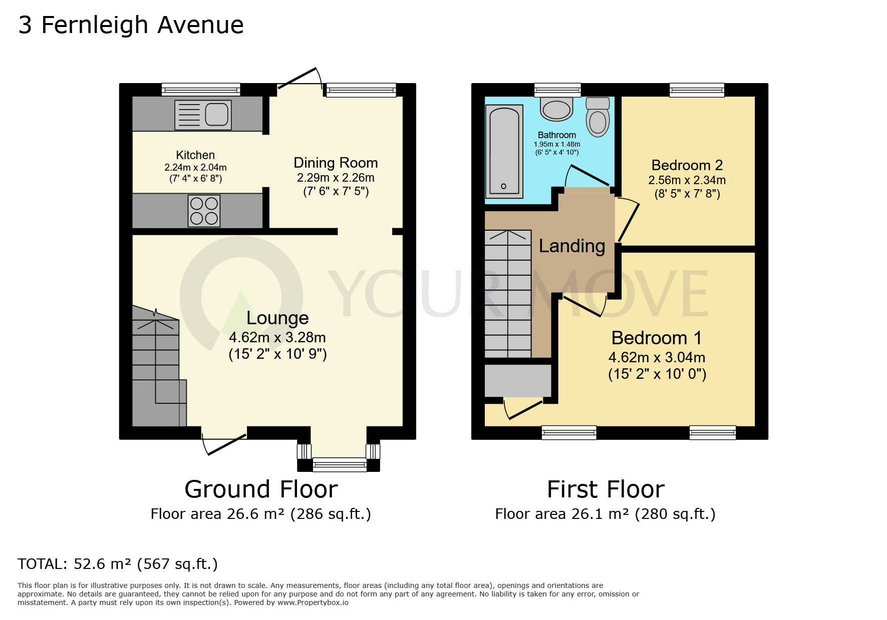 3, Fernleigh Avenue, Lincoln floorplan