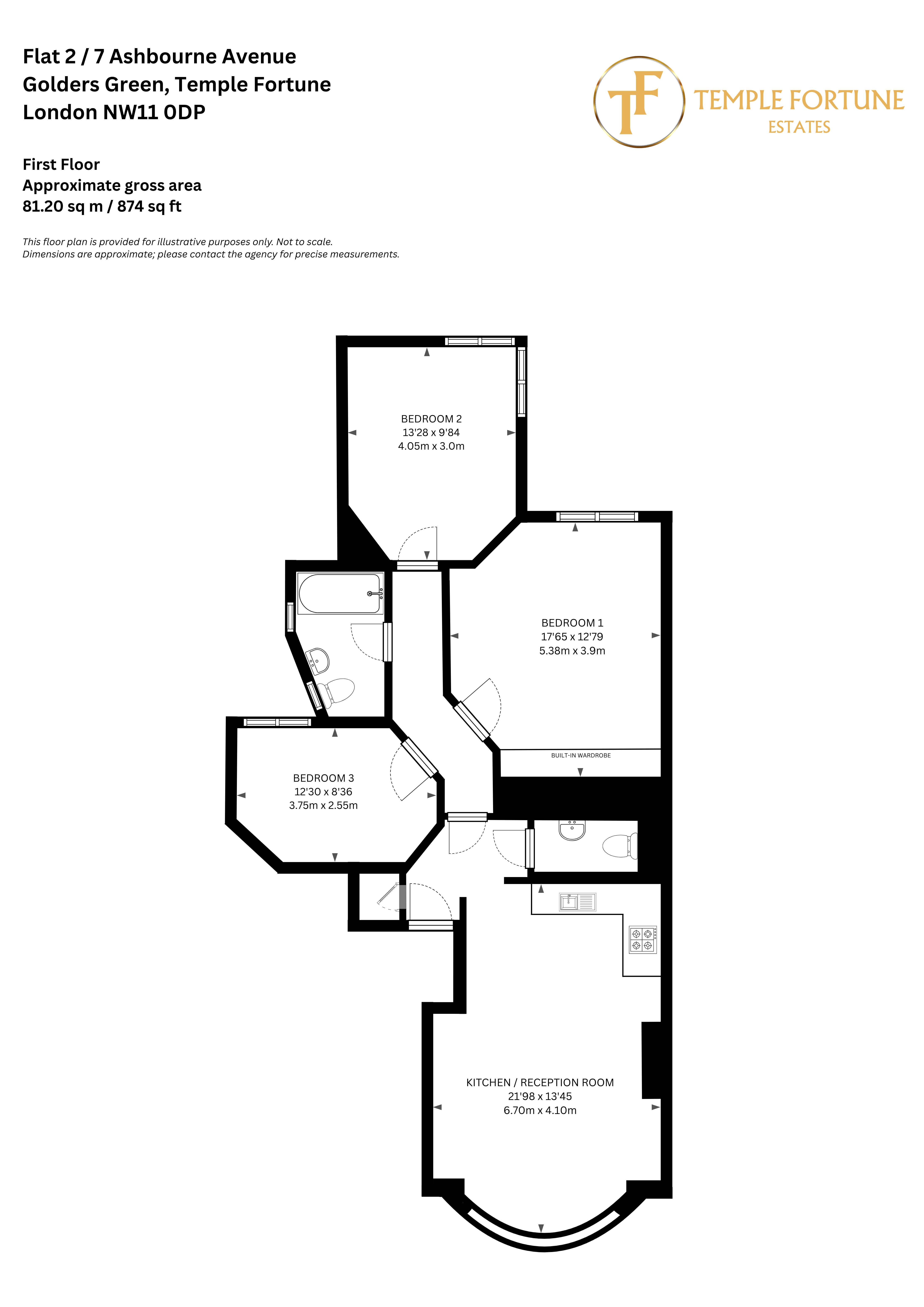 Ashbourne Avenue, London floorplan