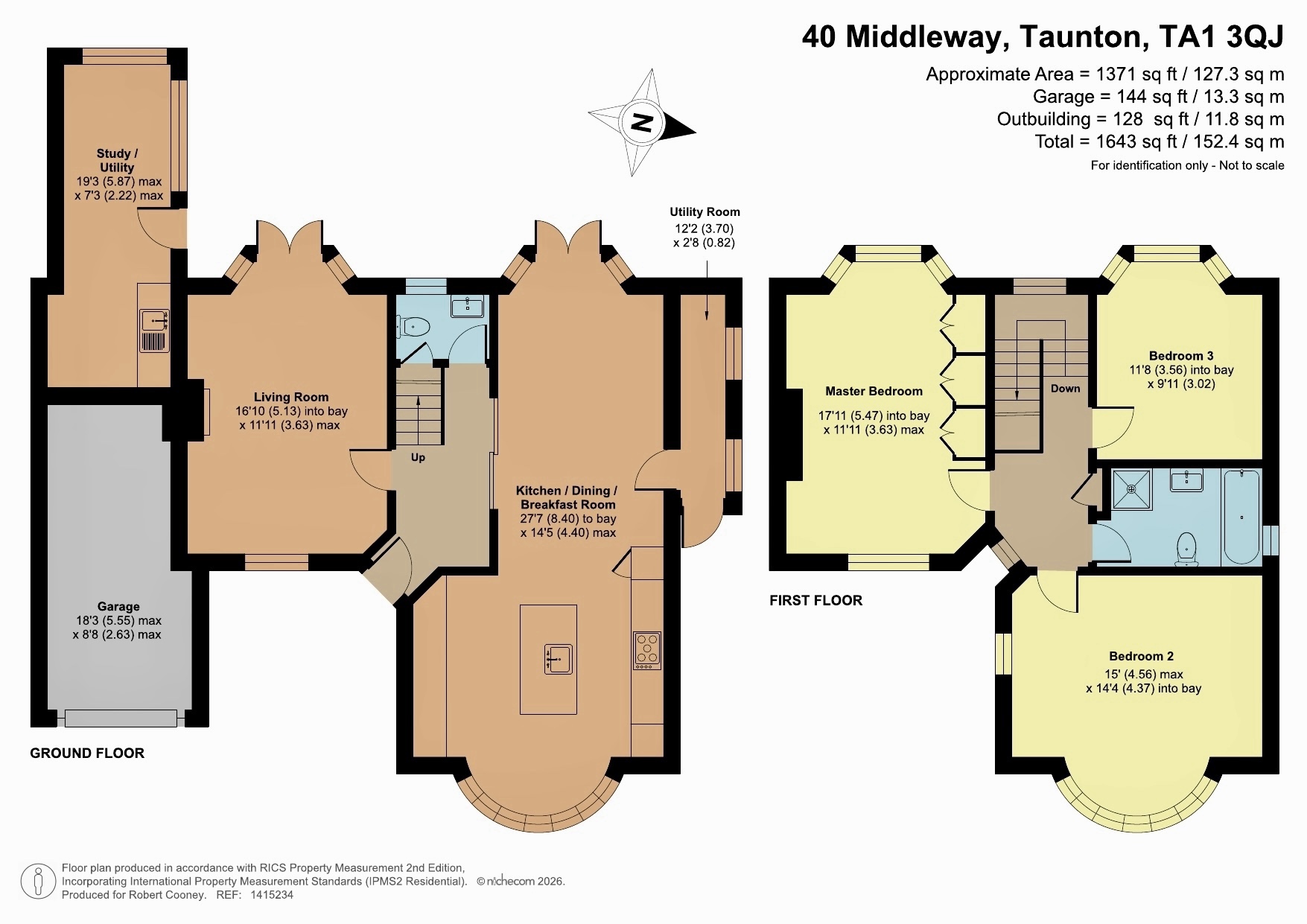 40 Middleway, Taunton floorplan