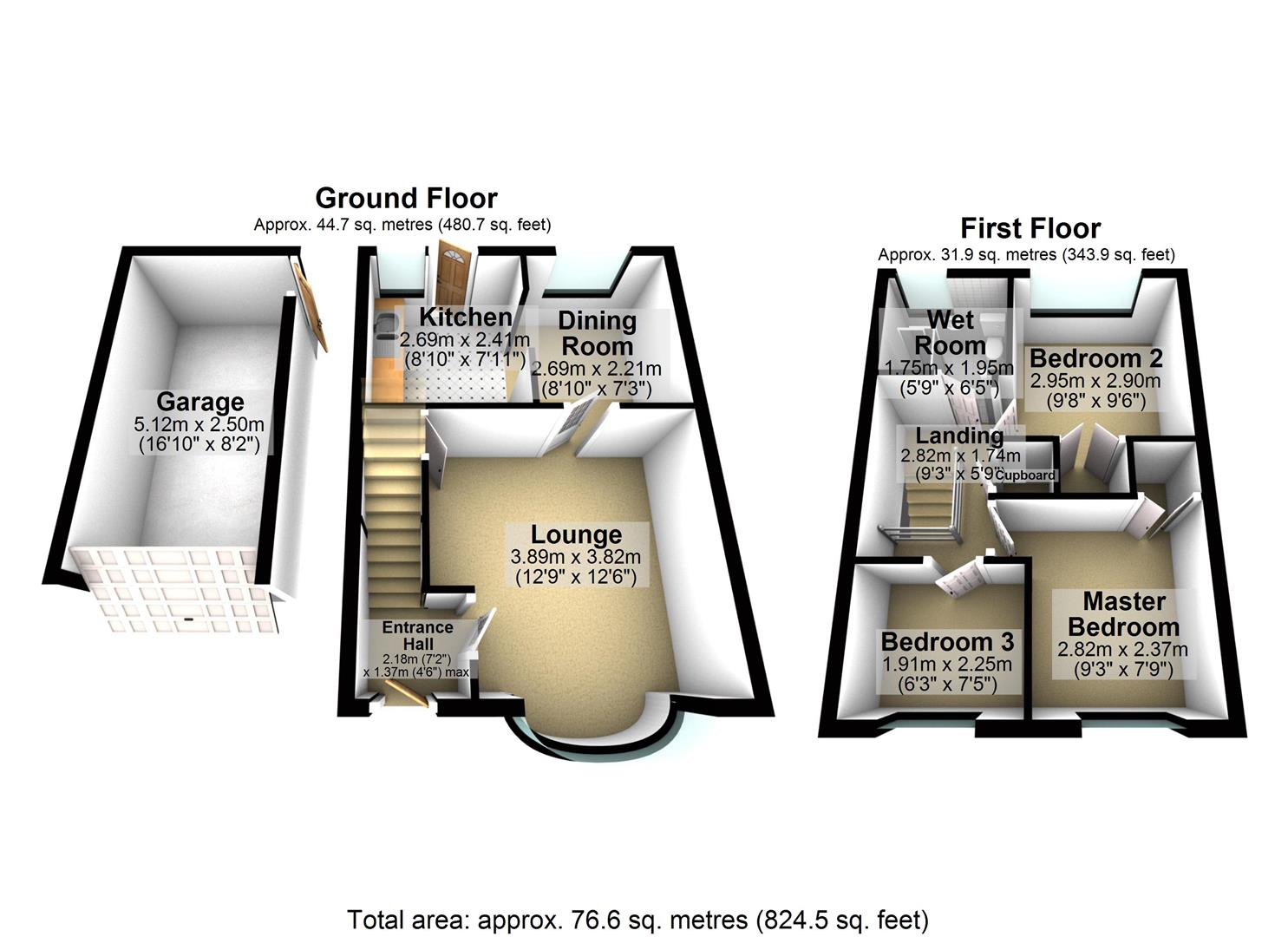 Ringwood, Bretton, Peterborough PE3, 3 bedroom end terrace house for