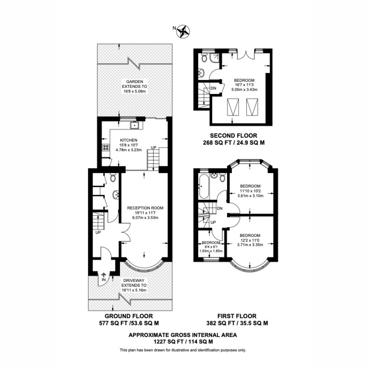 85, Donaldson Road, London floorplan