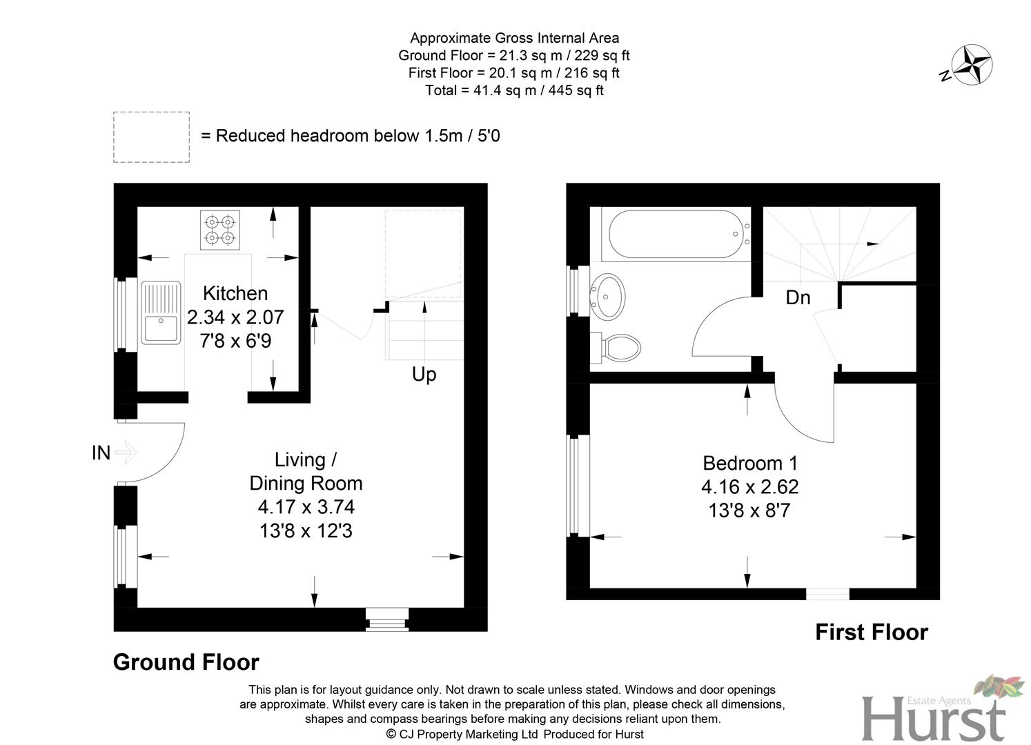 Garratts Way, High HP13, 1 bedroom detached house for sale