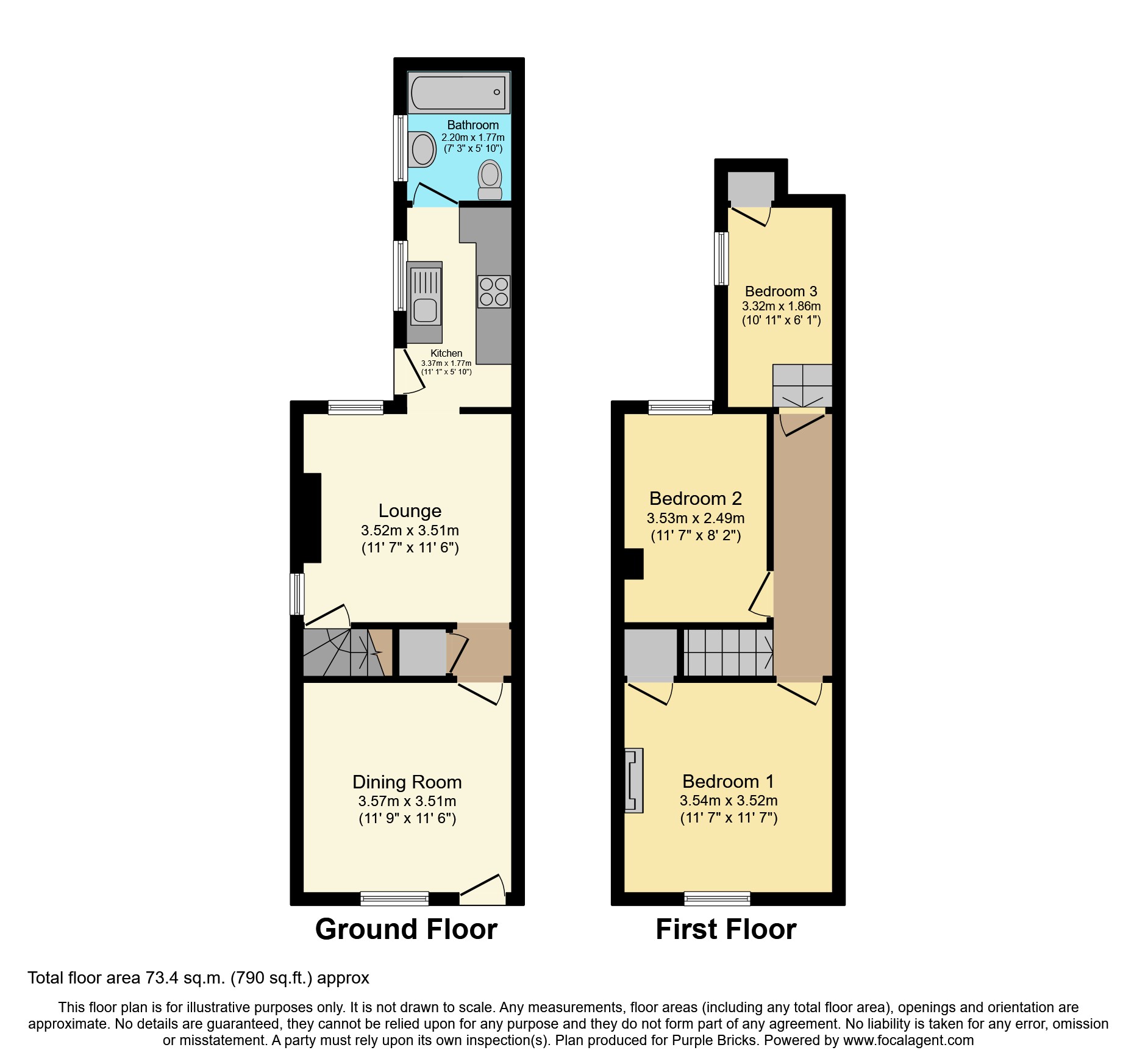 Melbourne Road, Ibstock LE67, 3 bedroom end terrace house for sale