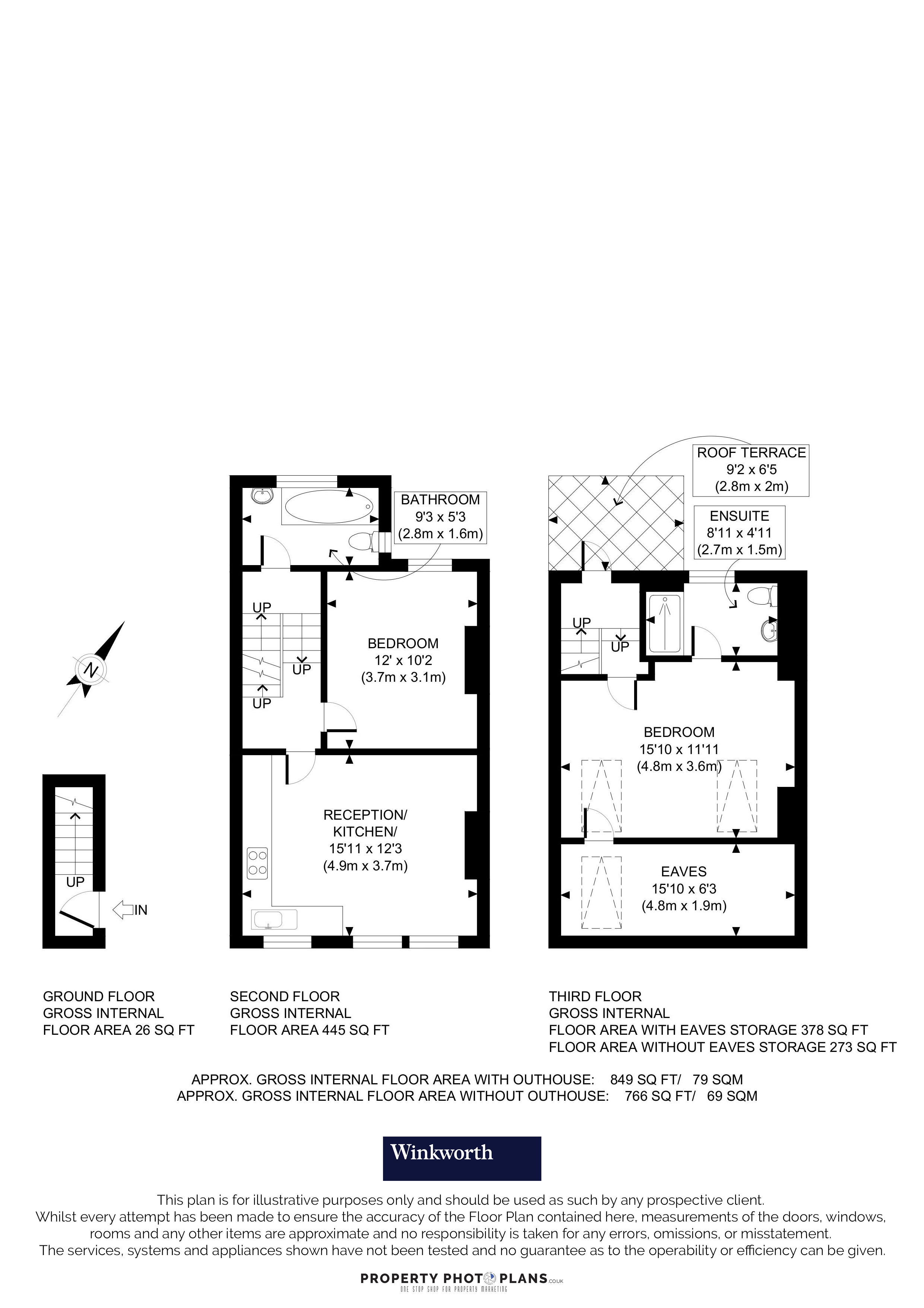 Top Floor Flat, 7, Davisville Road, London floorplan