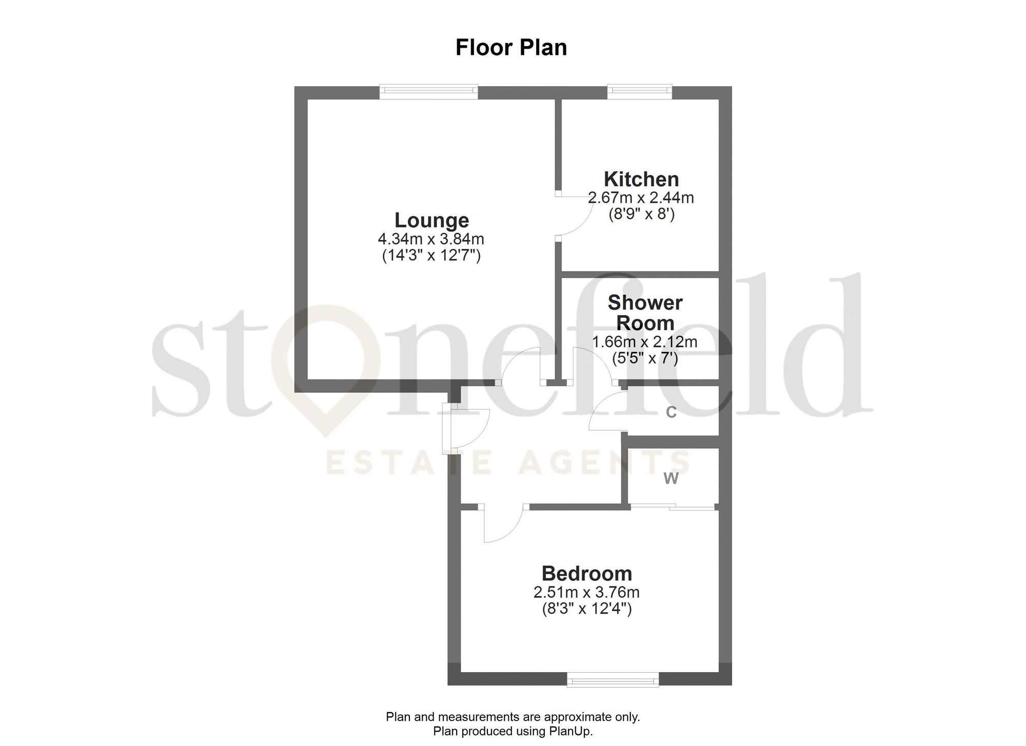 2D, North Harbour Street, Ayr floorplan