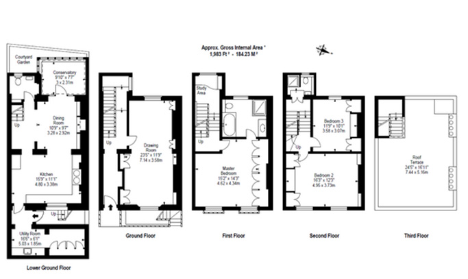 Margaretta Terrace, Chelsea floorplan
