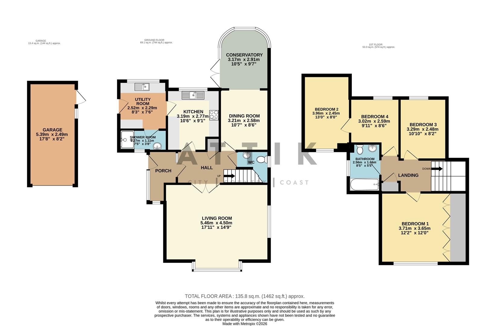 15, Highfield Road, Halesworth floorplan