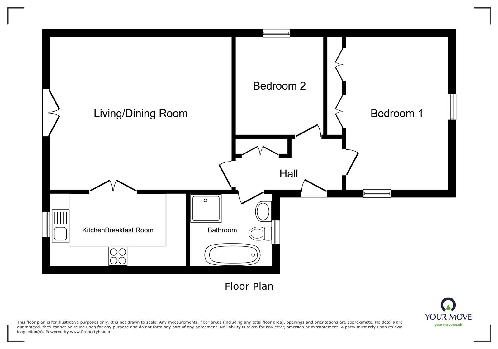 5, St. Cuthberts Close, Wigton floorplan