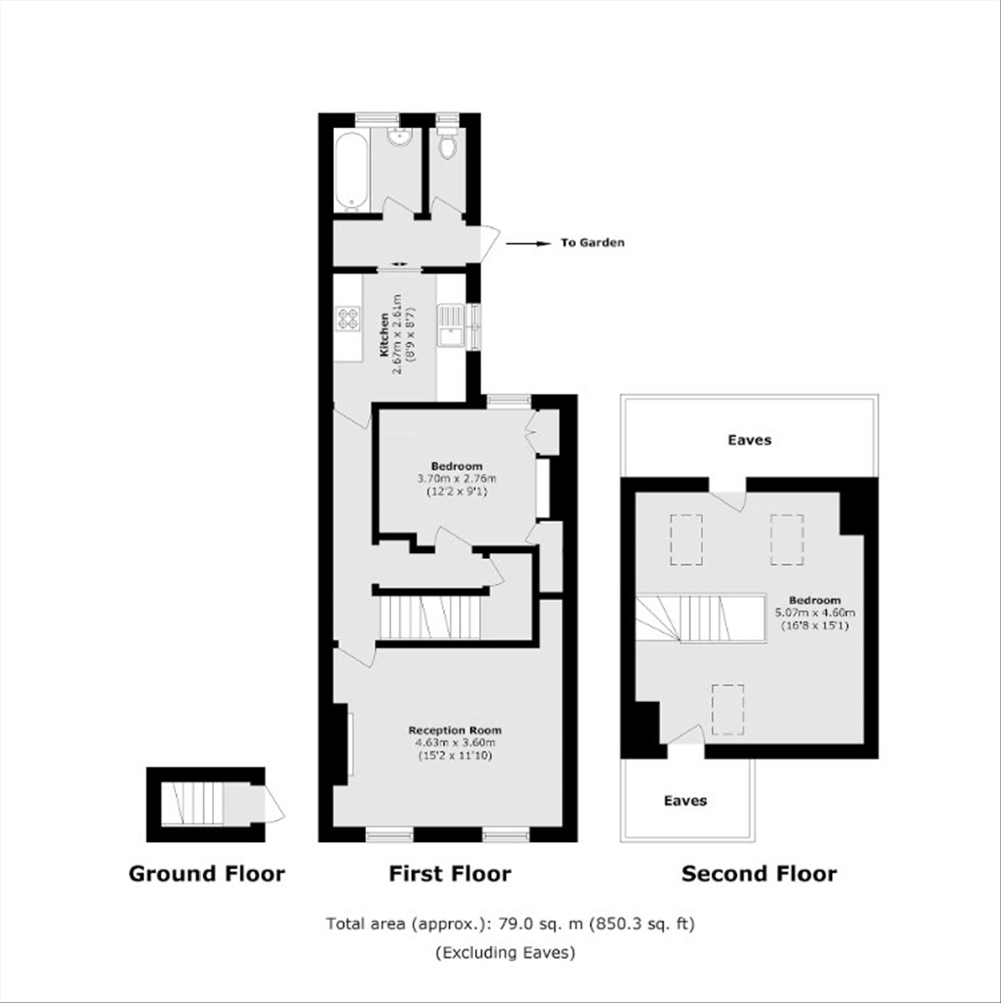 Aubrey Road, London floorplan