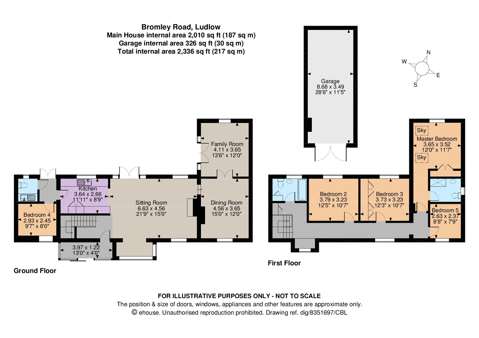 4 bed detached house for sale in Bromley Road, Ludlow, Shropshire SY8