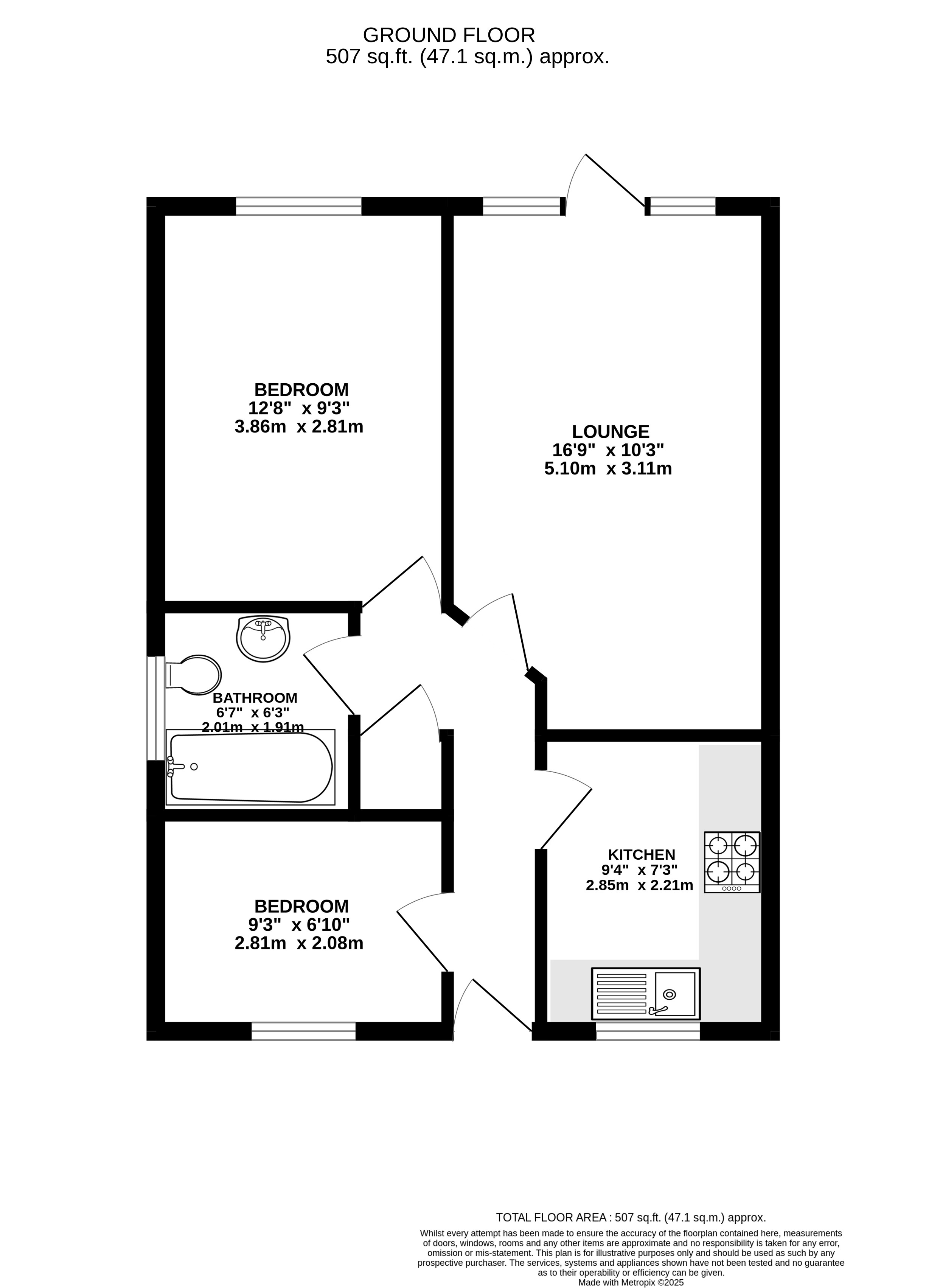 10, Woodleigh, Nottingham floorplan